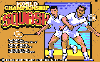 World Championship Squash Title Screen